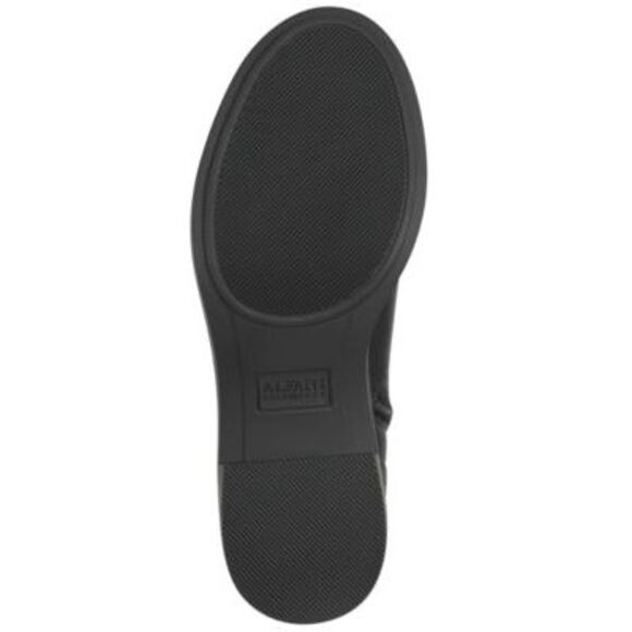 ALFANI Womens Black Buckle Accent Chantal Round Toe Block Heel Heeled Boots 11 M - Picture 4 of 4